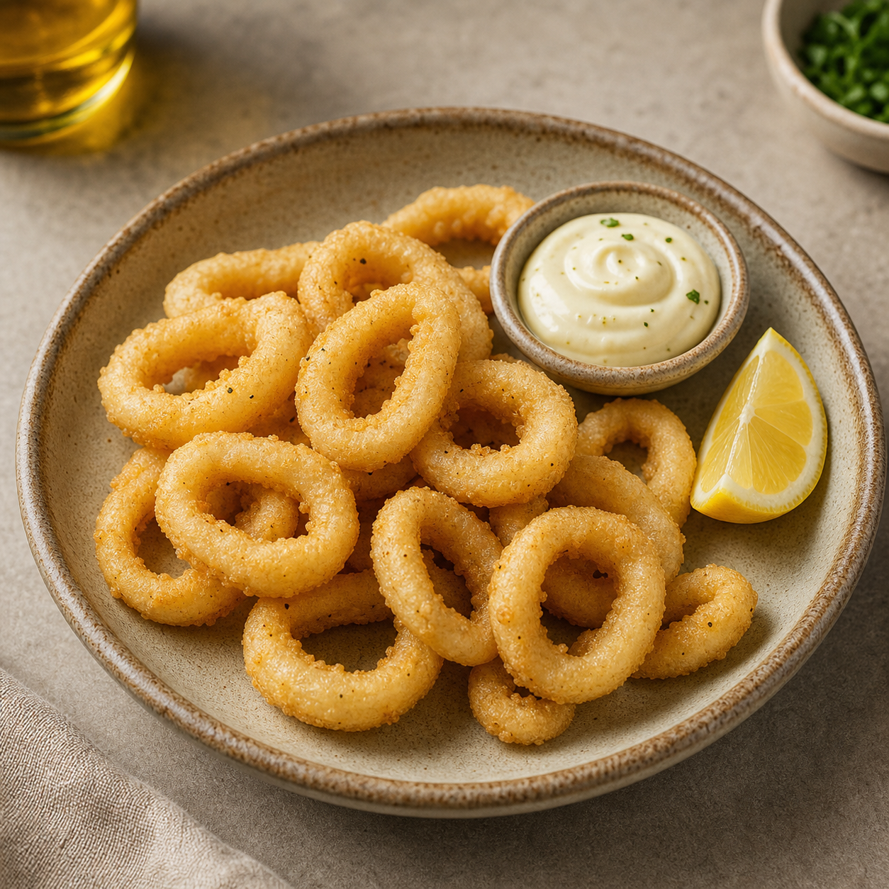 Andalusian style squid