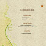 app para hacer menu restaurante
